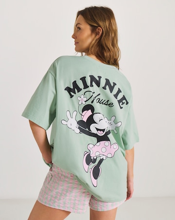 Mickey Mouse Cotton Seersucker Pyjama Short Set