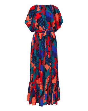 Tropical Maxi Beach Dress