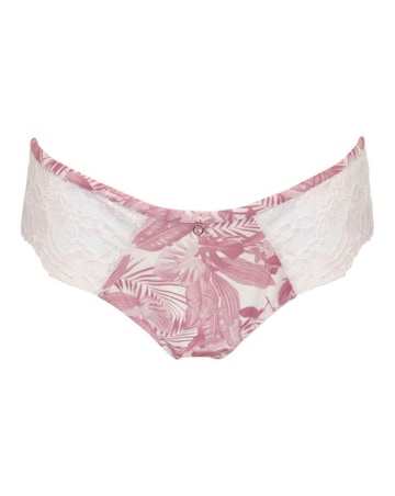 Pour Moi Bliss Brazilian Knicker Forest Pink Leaf