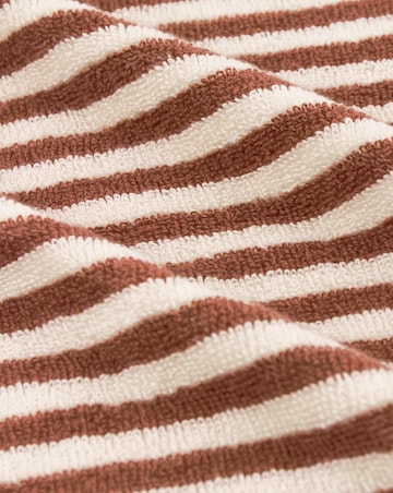 Yard Hebden Stripe Cotton Bathmat - Pecan