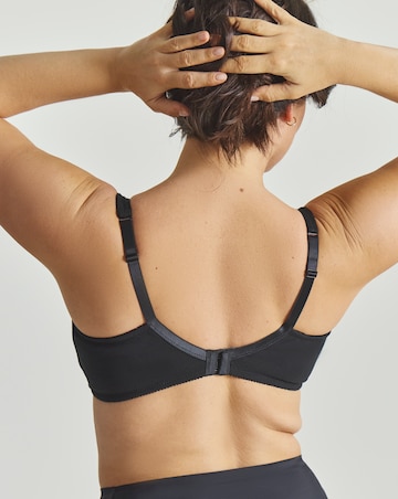 Pretty Secrets (2 Pack) Jane Non Wired Bras (C-F) White/Black