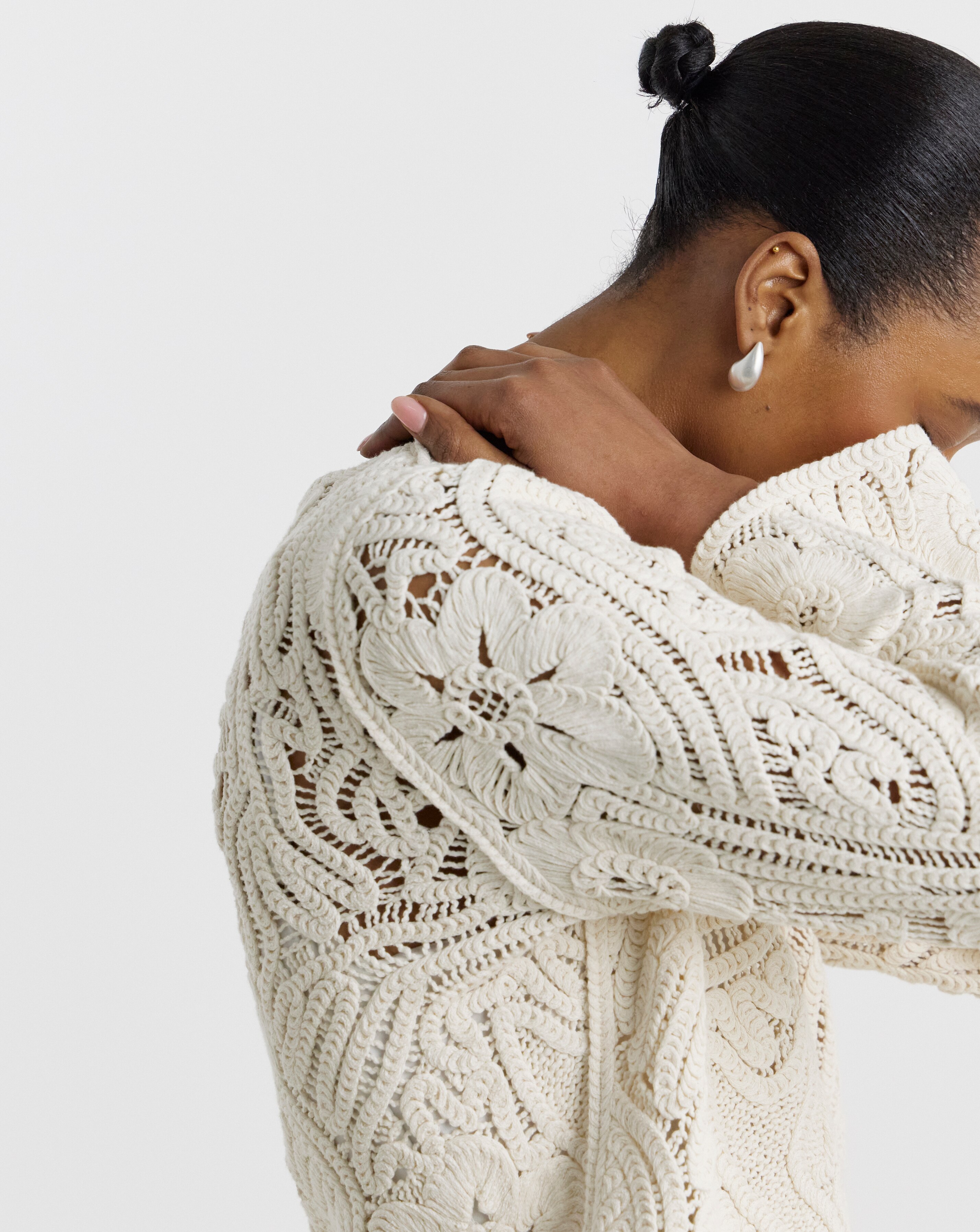 JDY Zanka Crochet Cardigan | JD Williams