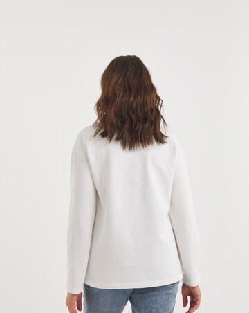 Almond Seam Detail Sweatshirt