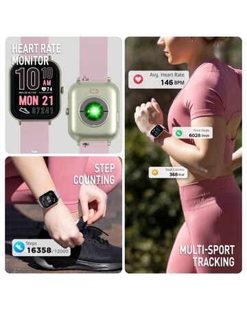 Reflex Active Nexus Lite Silicone Strap Smart Watch - Dusky Pink