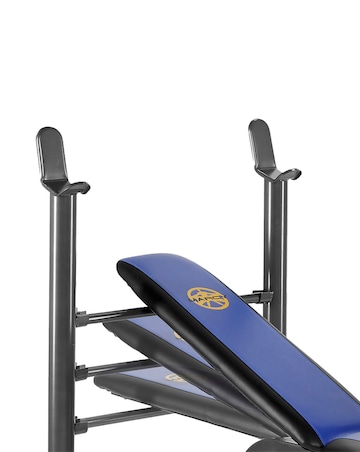 Marcy MWB-36780b Starter Weight Bench with 36kg Weight Set