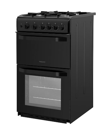 HOTPOINT HD5G00KCB 50cm Gas Cooker - Black