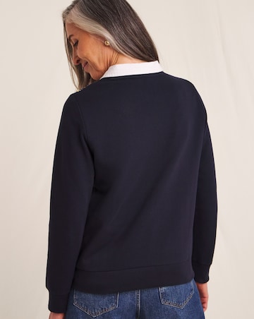 Julipa Pure Cotton Embroidered Sweatshirt