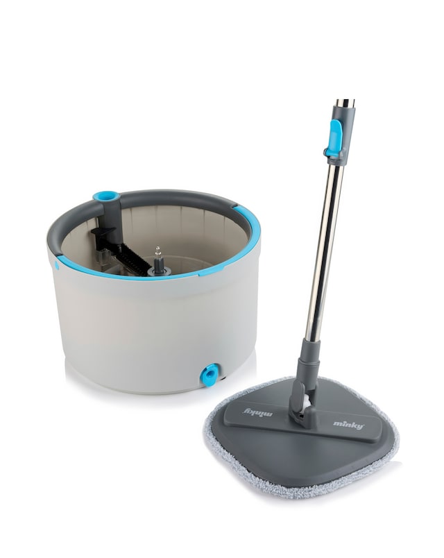 Minky Opti Clean Spin Mop and Bucket