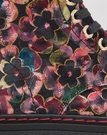 Heavenly Feet Justina Lace Up Chunky Boot Wide Fit