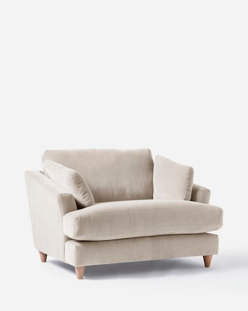 Joanna Hope Tilly Chenille Snuggler Chair