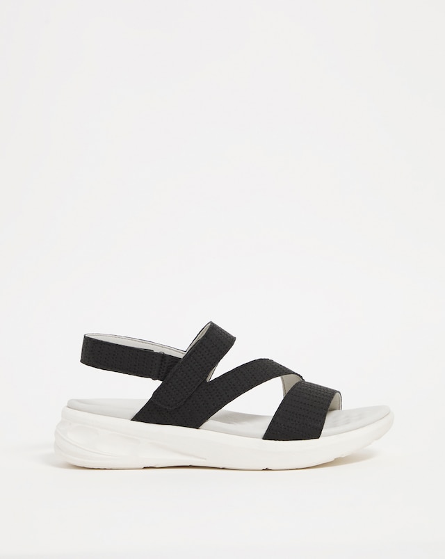 Cushion Walk Touch & Close Strappy Sandal EEE Fit