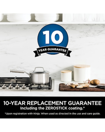 Ninja Foodi ZEROSTICK Stainless Steel 30cm Frying Pan