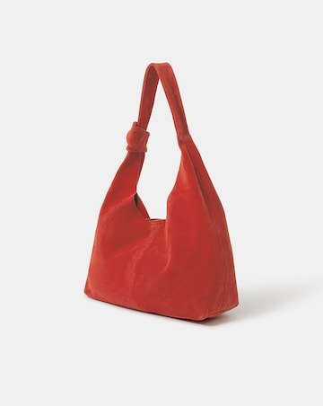 Accessorize Slouchy Knot Leather Shoulder Bag
