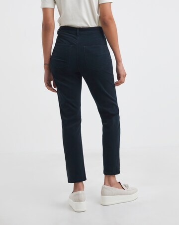 Dark Blue Babycord Slim Jeans