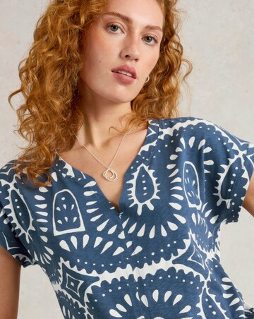 White Stuff Nelly Notch Neck Tee