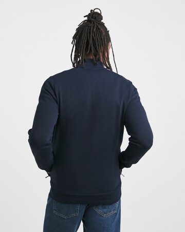Lacoste Navy Full Zip Sweatshirt