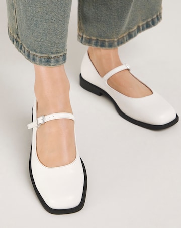 Brooke Mary Jane Square Toe Shoes - Extra Wide Fit (EEE)