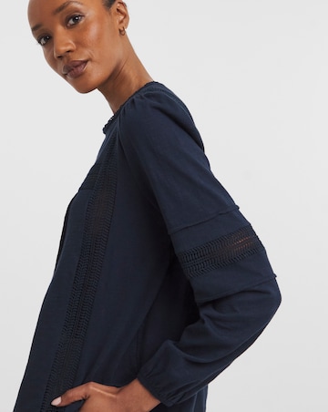 Navy Ladder Insert Top