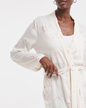 Celestial Linen Maxi Dressing Gown