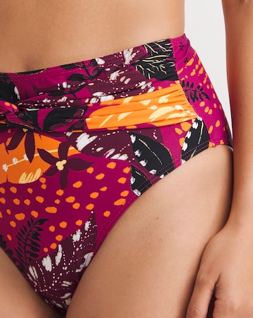 MAGISCULPT Twist Front High Waist Tummy Control Bikini Bottoms