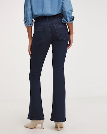 Indigo Pocket Front Bootcut Jeans