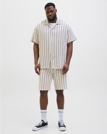 Jack & Jones Coba Stripe Short - Natural