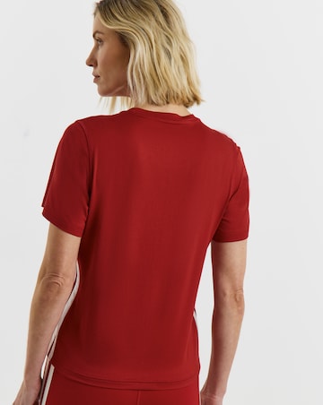 adidas 3 Stripe Crew Neck Top