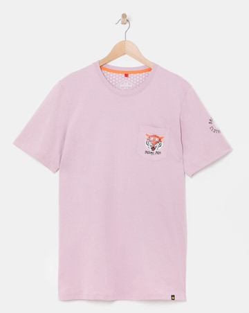 Joe Browns Tiger Back Print T-Shirt Long Length