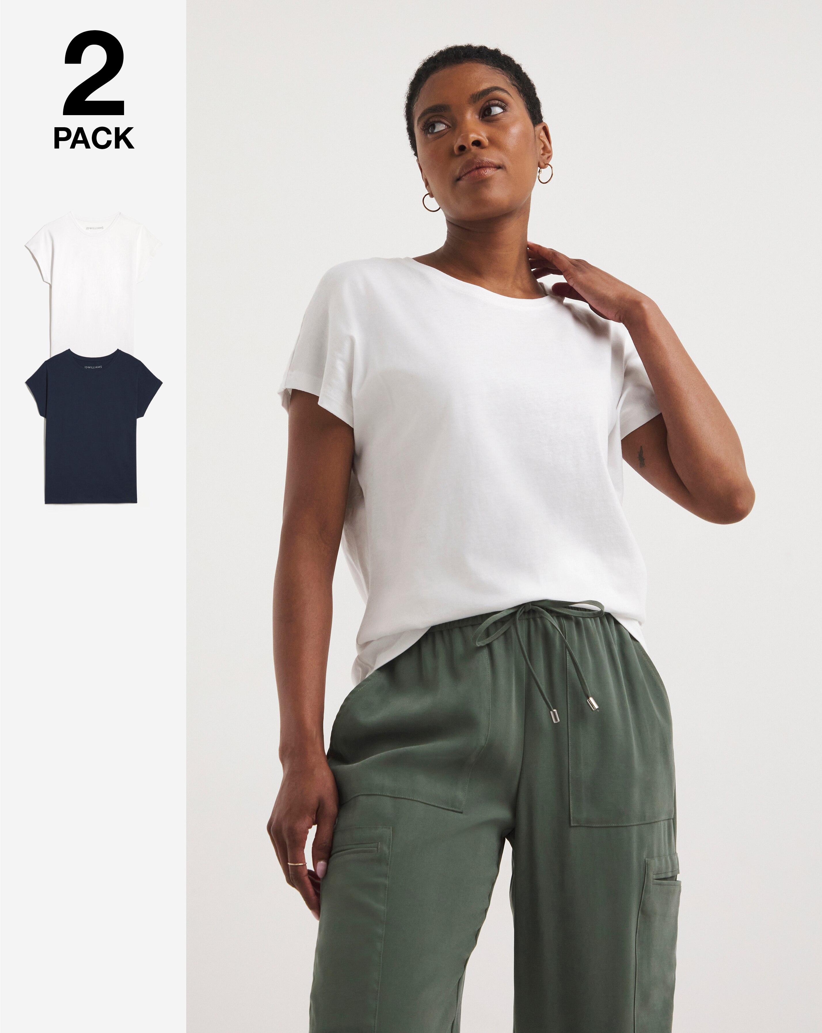 2 Pack The Relaxed Short Sleeve T-Shirt