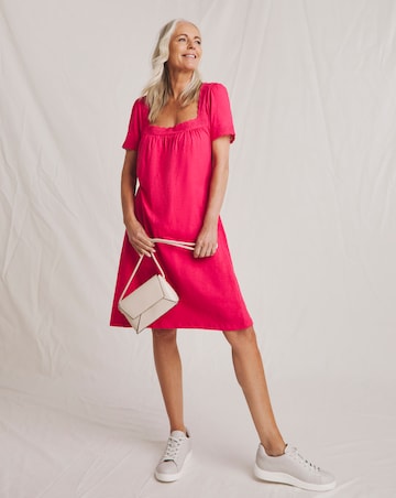 Square Neck Lace Dress