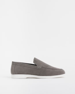 Suede Look Loafer Wide