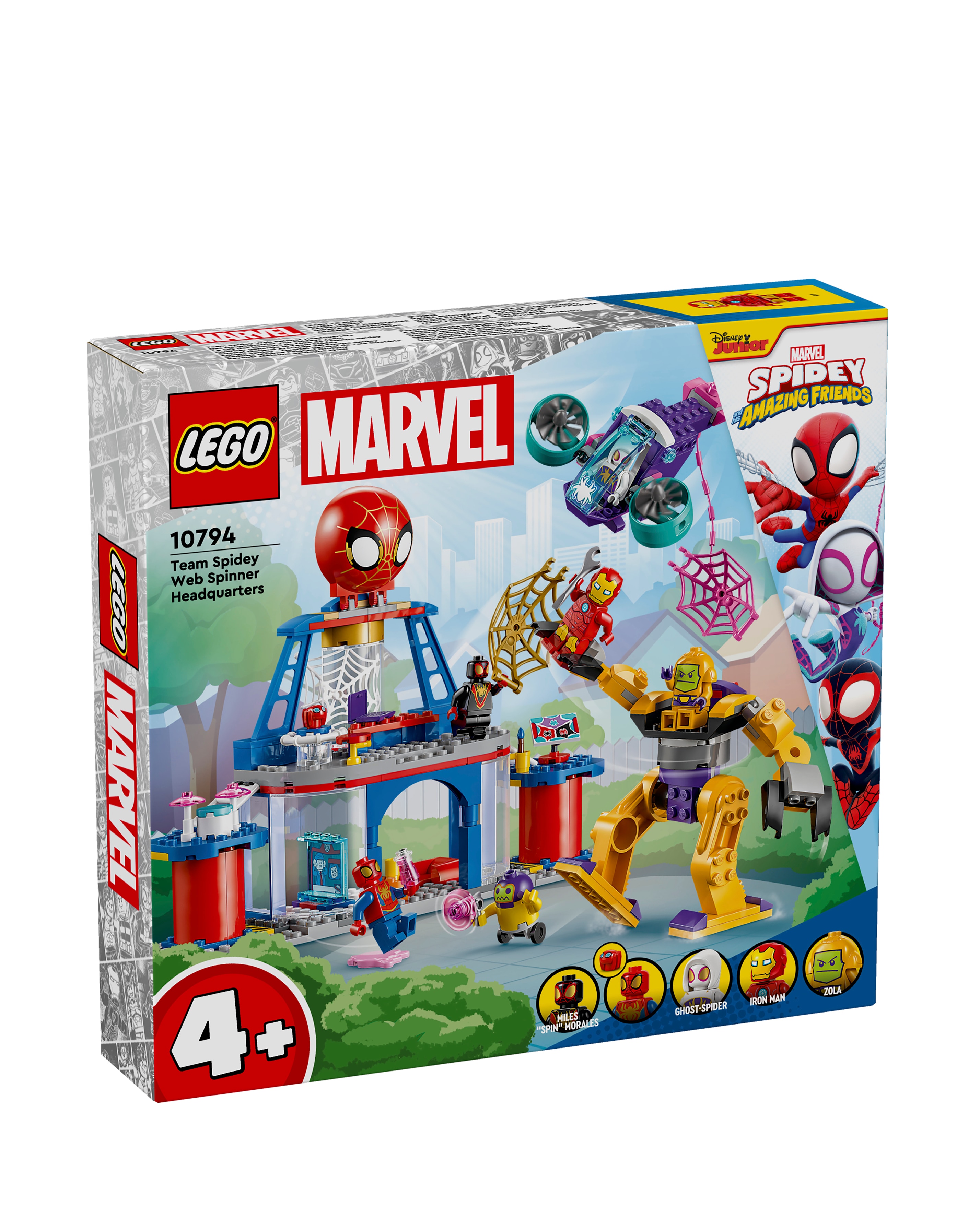 LEGO Spidey Team Spidey Web Spinner Headquarters 10794 | JD Williams