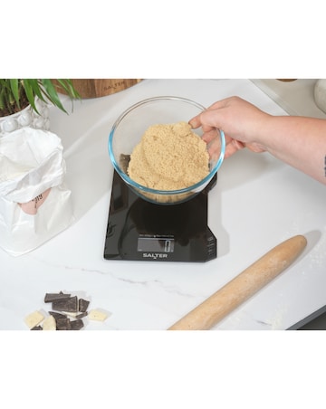 Salter Electronic Scale with Thermometer & Timer