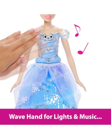 Disney Princess Enchanted Ballgown Cinderella Fashion Doll with Lights & Sounds