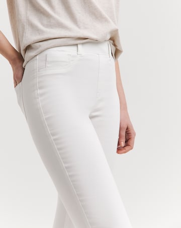 White Stretch Slim Leg Jeggings