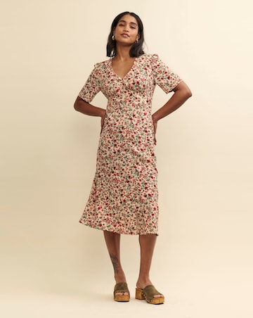 Nobody's Child Alexa Midi Dress Laurel Floral