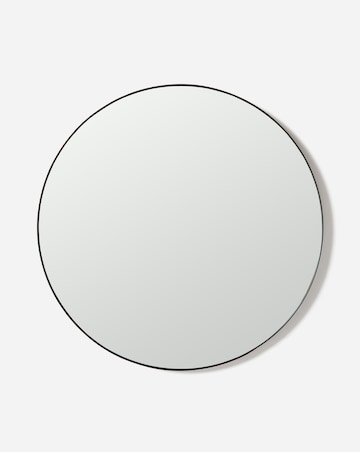 Black Round Wall Mirror