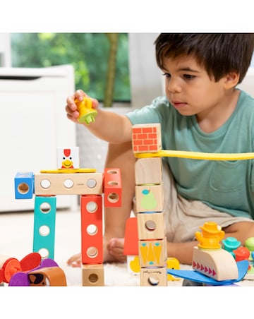 Melissa & Doug Blockables Town Play Set