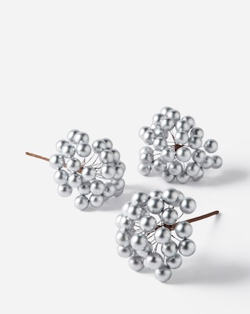 Silver Berry Picks - Set of 5