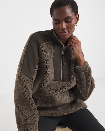 Snowdonia Contrast Funnel Fleece