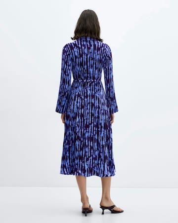 Mango Thea Tie Dye Shirt Dress