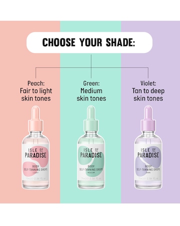 Isle of Paradise, Body Drops, Light, 75ml