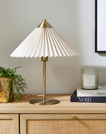 Pleated Table Lamp