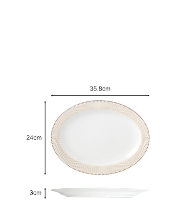 Waterside Gold Radiance 50 Piece Dinner Set