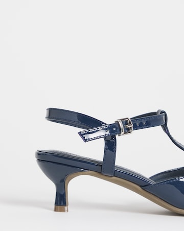 Fuji T Bar Pointed Toe Heeled Shoe - Extra Wide Fit (EEE)