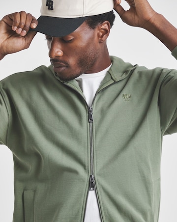 Union Full Zip Hoodie-Khaki