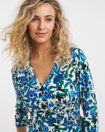 Joe Browns Laura Floral Ruffle Jersey Maxi Dress