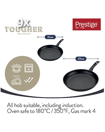 Prestige 9x Tougher Twin Frypans
