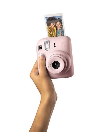 Fujifilm Instax Mini 12 Instant Camera with 20 Shot Film Pack - Blossom Pink