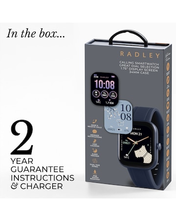 Radley Series 55 Silicone Strap Smart Watch - Naval Blue